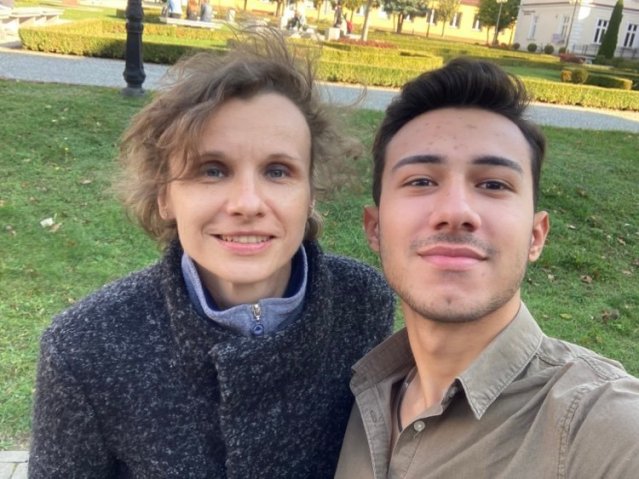 Quite spontaneous photo taken with my wonderful Erasmus+ student Kürşat Avcı from University of Samsun